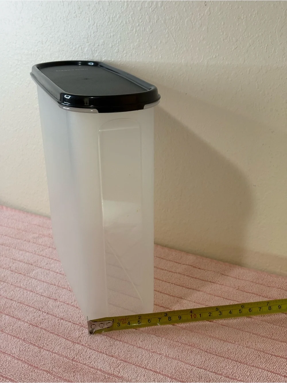 Tupperware Modular Mates with air tag  Black Lid